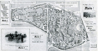 mappa dello zoo del 1911